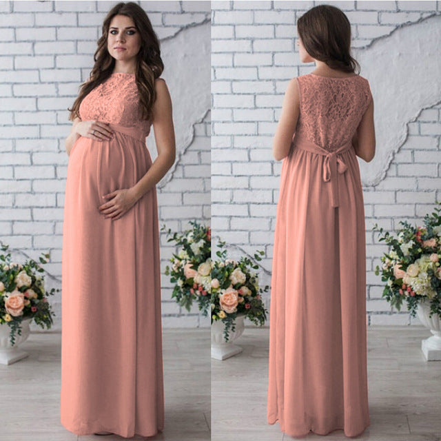 Pure Lace - Abito Premaman in Pizzo per Occasioni Speciali (S-3XL)