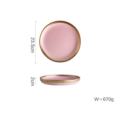 Pink Minimal Ceramic – Servizio da Tavola in Ceramica Rosa