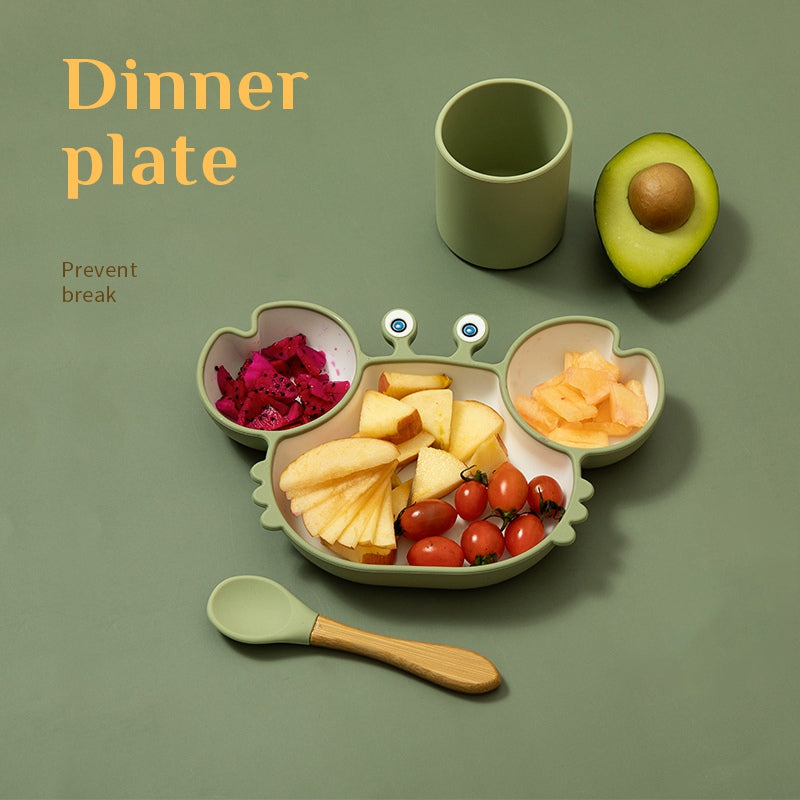 Crabby Anti-Slip Plate – Piatto a Forma di Granchio con Ventosa