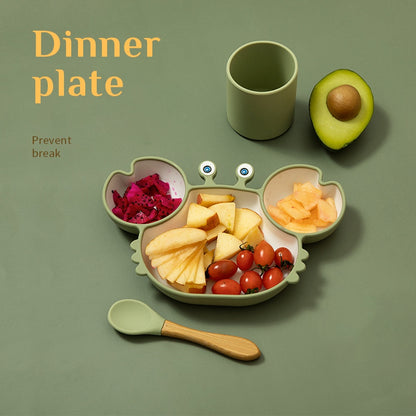 Crabby Anti-Slip Plate – Piatto a Forma di Granchio con Ventosa