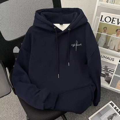 Hoodie Cloud Relax – Felpa con Cappuccio, Taglio Ampio e Stile Essential (M-3XL/5XL-8XL)