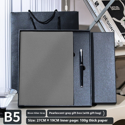 Notebook in Pelle Morbida Motivo Litchi