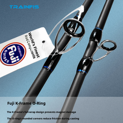 Canna da Pesca Fuji Dark Horse da Spinning/Baitcasting