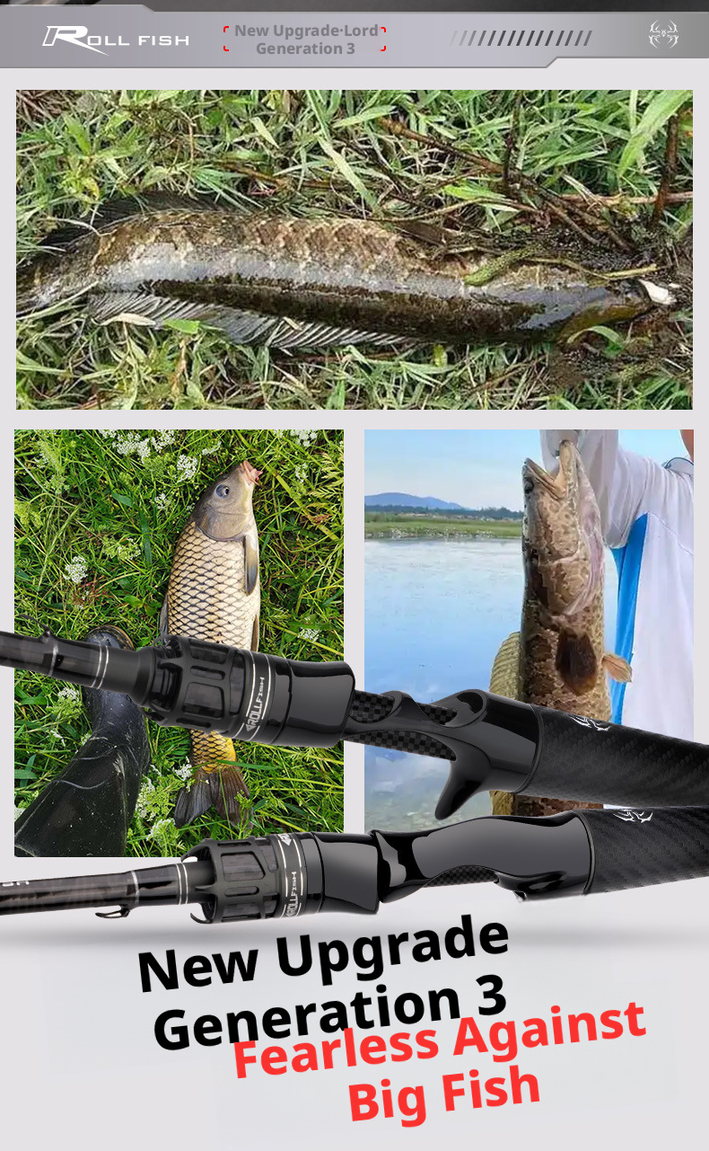 Canna da Pesca DreamArea Spinning/Casting 1.80m/2.10m/2.4m
