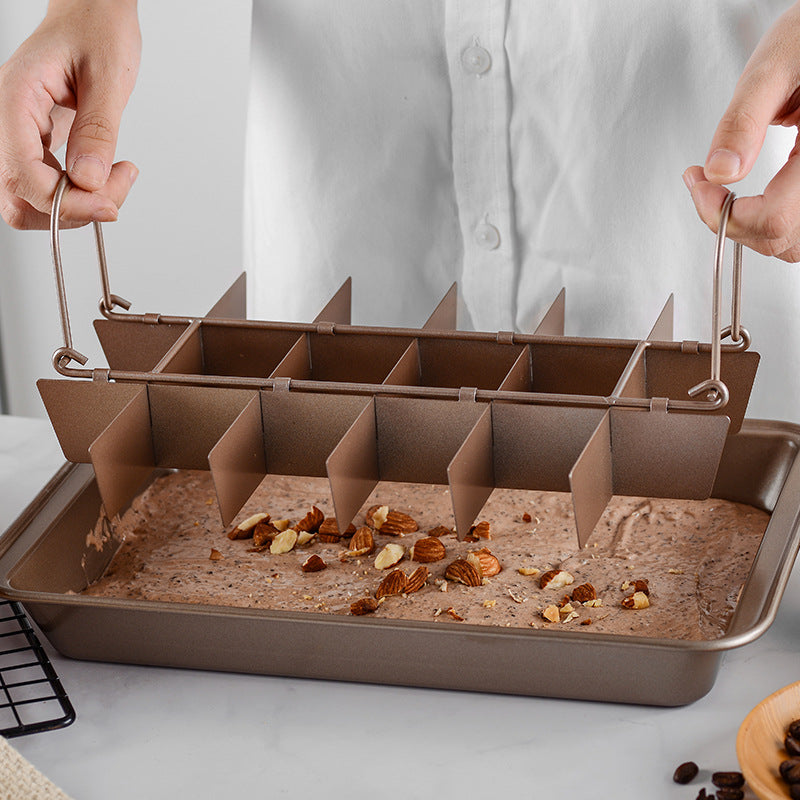 Reinforced Brownie Pan – Teglia Quadrata Rinforzata a Fondo Solido