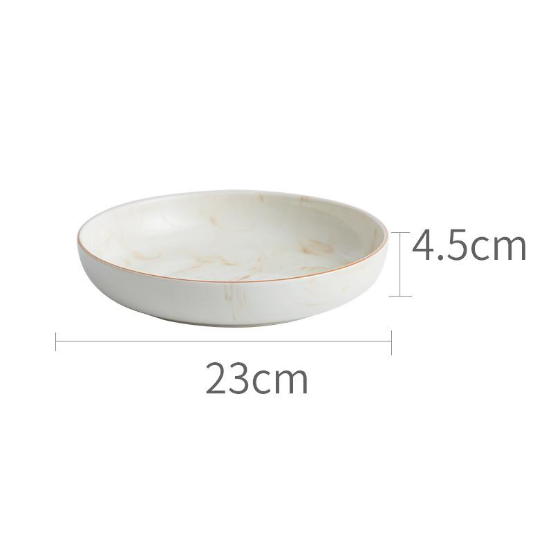 Marble Glaze Collection – Ciotole e Piatti Marmorizzati