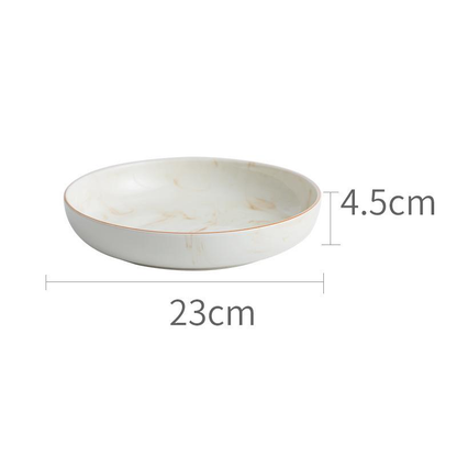 Marble Glaze Collection – Ciotole e Piatti Marmorizzati