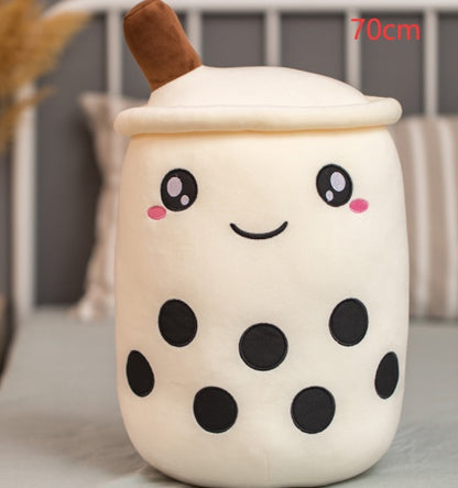 Boba Tea Plush – Cuscino Peluche a forma di Tazza Bubble Tea
