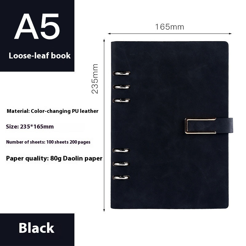 Notebook A5 Professional con Fogli Rimovibili