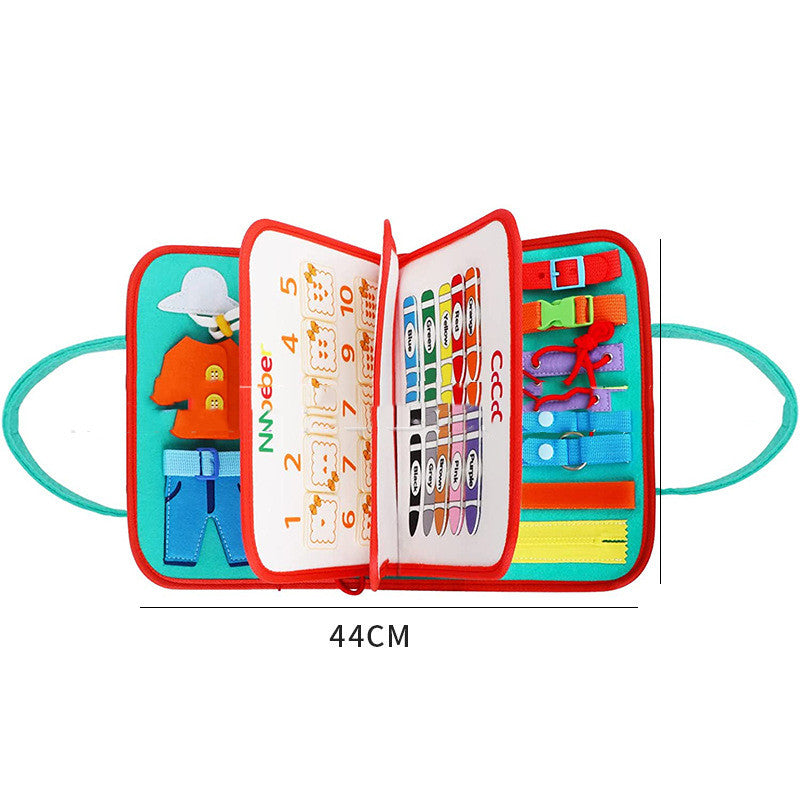 Sensory Skill Book – Libro Interattivo Sensoriale per Apprendimento Prescolare