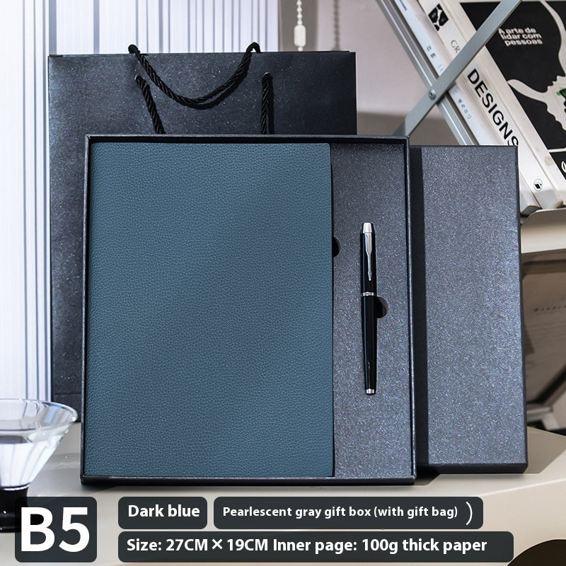 Notebook in Pelle Morbida Motivo Litchi