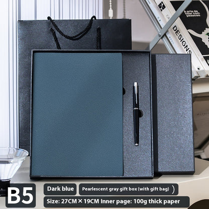 Notebook in Pelle Morbida Motivo Litchi
