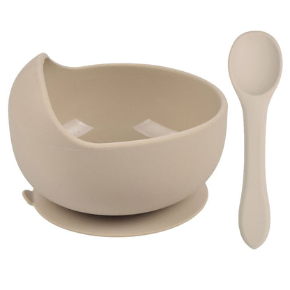 Soft Silicone Baby Set – Piatto e Cucchiaio Coordinati in Silicone