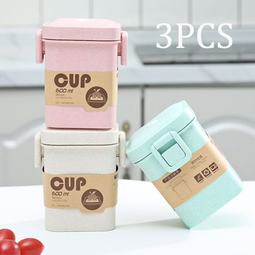 Wheat Straw Bento – Scatola Bento in Plastica di Paglia di Grano