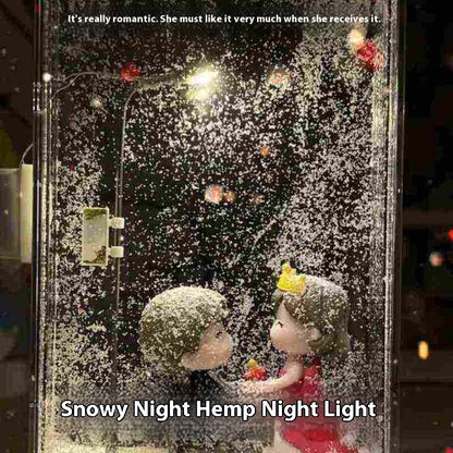 Snowy DIY Nightlight – Kit Paesaggio Innevato con Luci LED (Fai-da-te)
