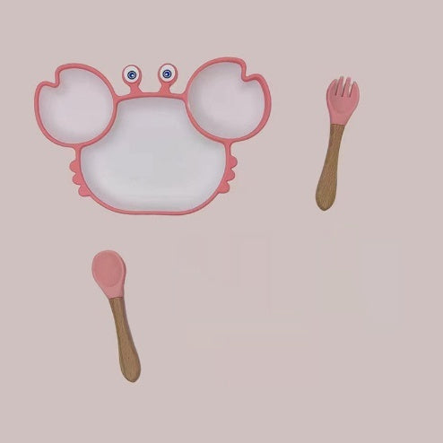 Crabby Anti-Slip Plate – Piatto a Forma di Granchio con Ventosa