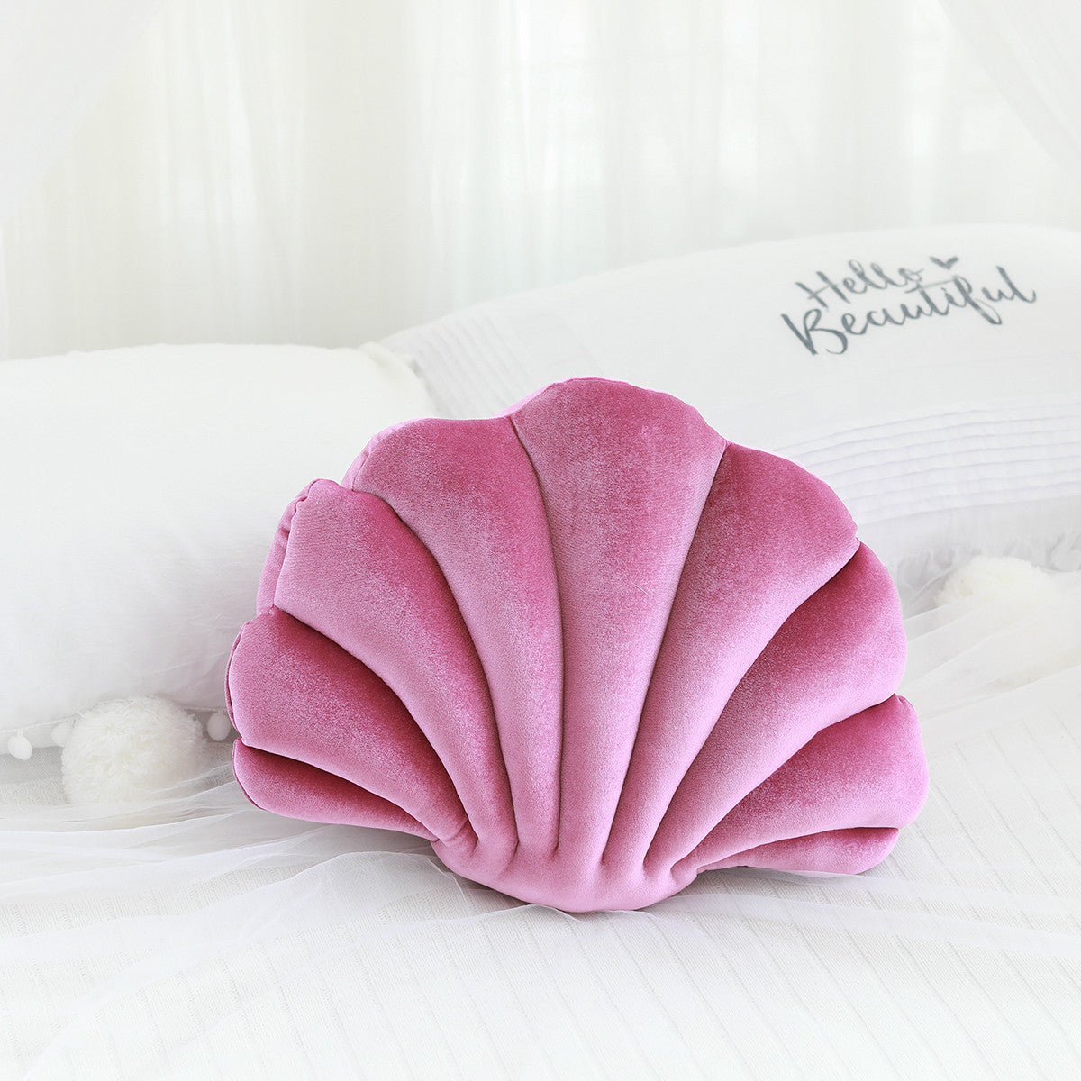 Cuscino Soft Peluche Shell a forma di Conchiglia