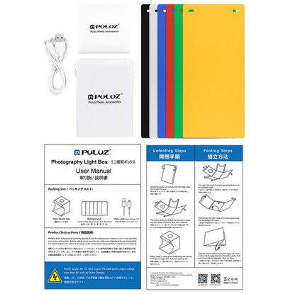 Mini-Studio Foldable: Set 2 Pannelli LED Pieghevoli