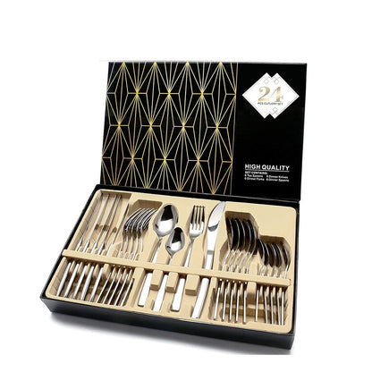 Gift Box Posate 24 Pezzi - Design Moderno