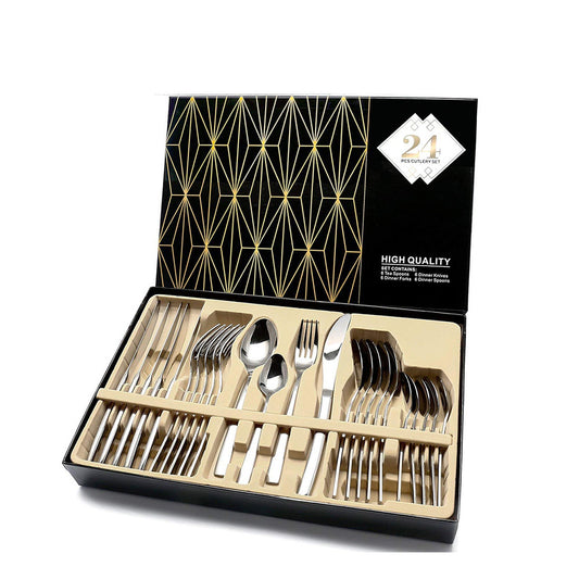 Gift Box Posate 24 Pezzi - Design Moderno