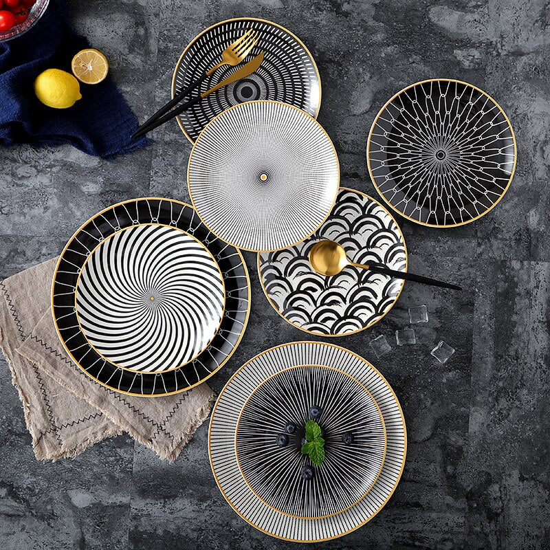 Piatto Nordic Geometric 8" - Colazione & Bistecca