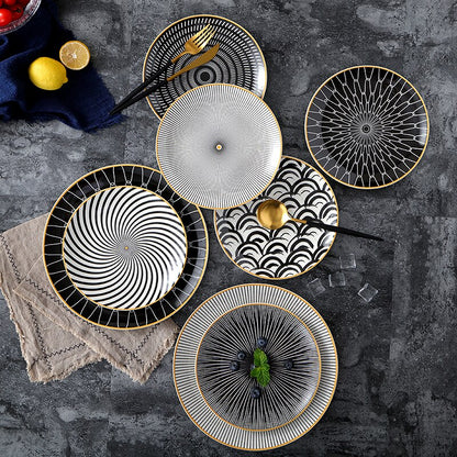 Piatto Nordic Geometric 8" - Colazione & Bistecca