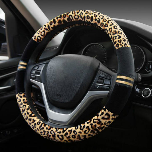 Wild-Touch - Coprivolante in Peluche Leopardato