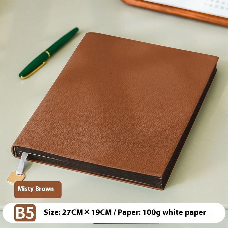 Notebook in Pelle Morbida Motivo Litchi