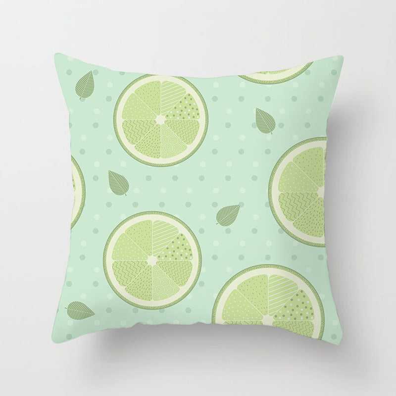 Fresh Fruit Cushion Case – Fodera per Cuscino con Decorazioni a Tema Frutta