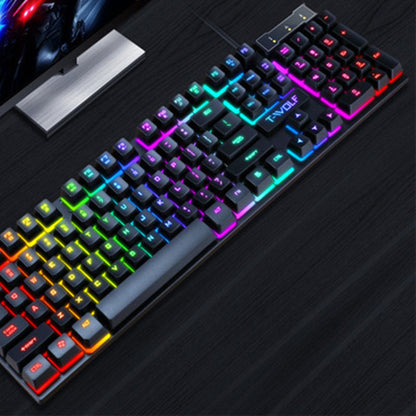 Combo TechGlide: Set Gaming Tastiera LED & Mouse RGB