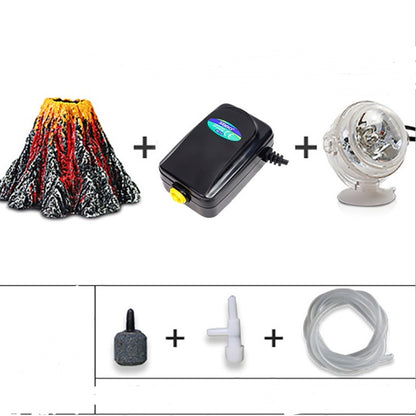 MagmaFlow - Vulcano Effetto Eruzione con Kit LED & Bolle