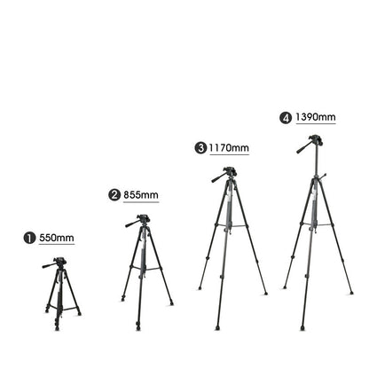Pro-Series Tripod: Treppiede Reflex & Smartphone