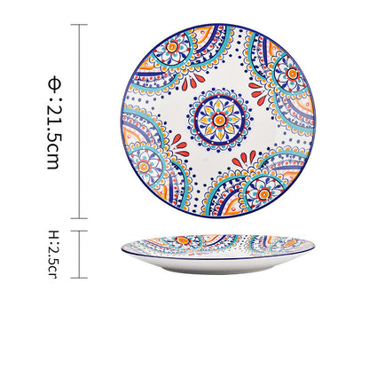 Piatti in Ceramica Sottosmalto - Boho Style
