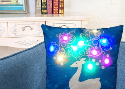 Luminous Linen Glow – Federa in Lino con Luci LED Integrate