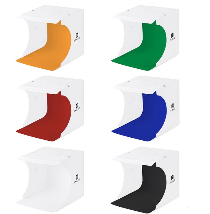 Mini-Studio Foldable: Set 2 Pannelli LED Pieghevoli