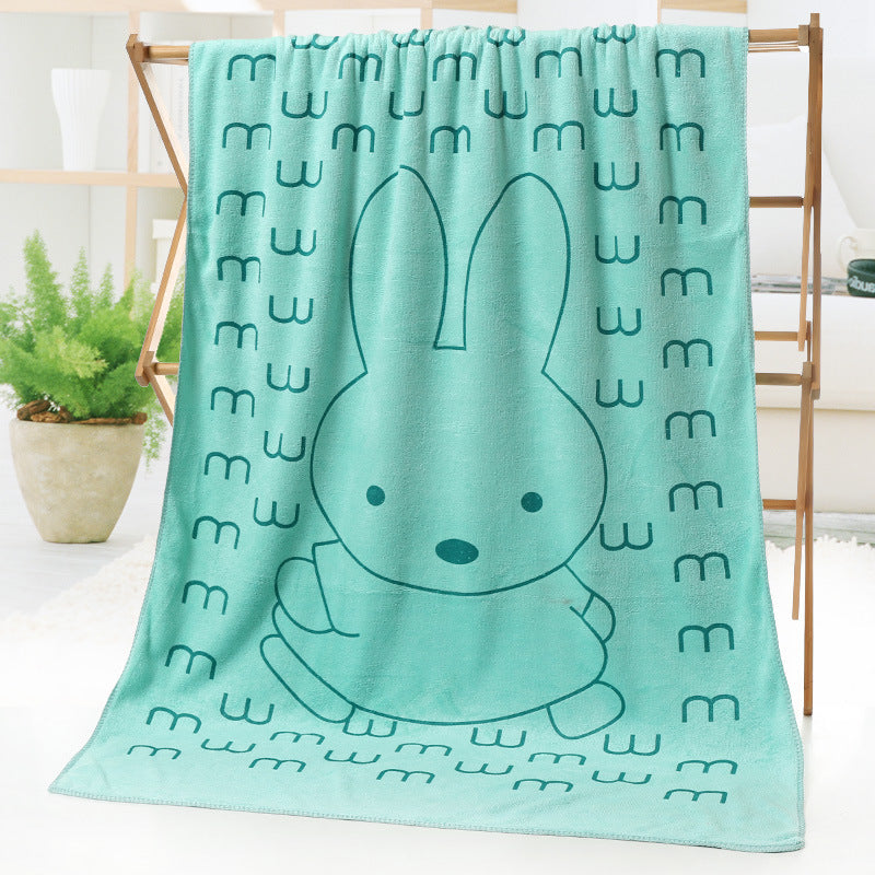 Telo Mare Happy-Print in Microfibra