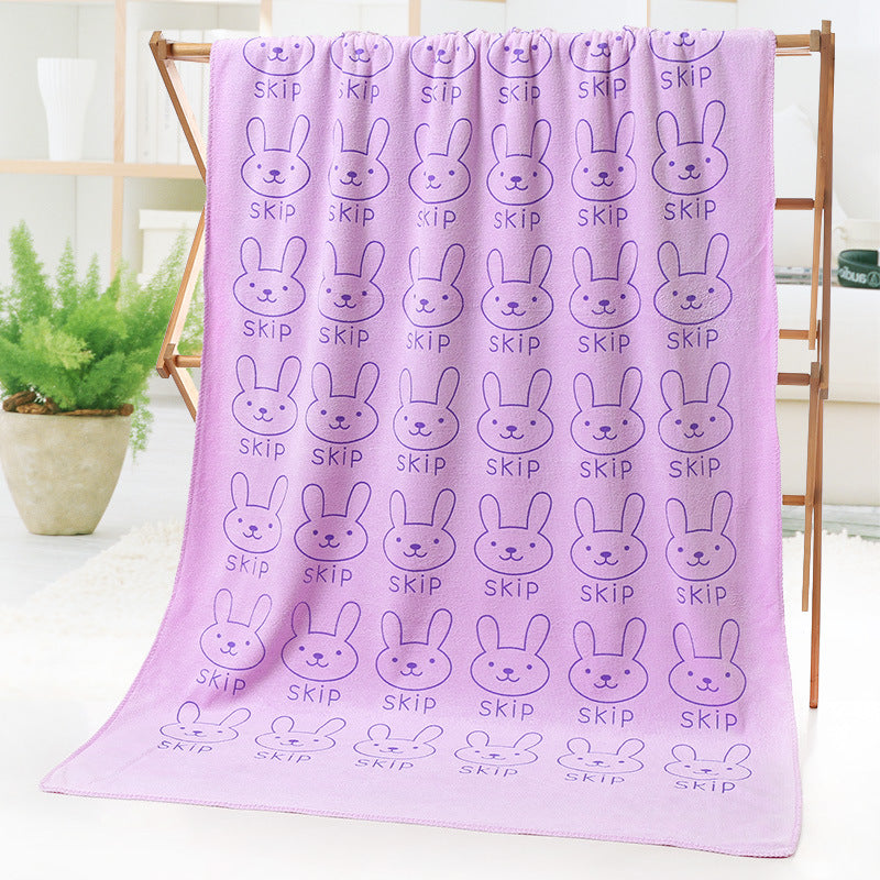 Telo Mare Happy-Print in Microfibra