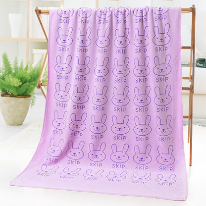 Telo Mare Happy-Print in Microfibra
