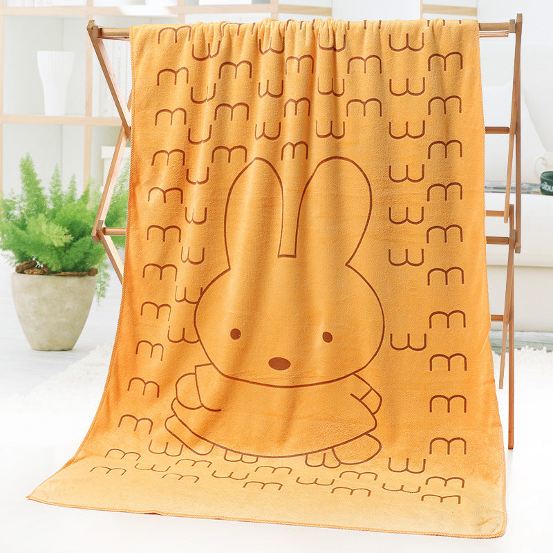 Telo Mare Happy-Print in Microfibra