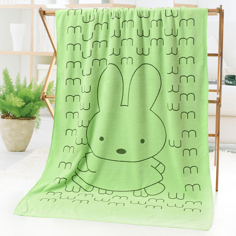 Telo Mare Happy-Print in Microfibra