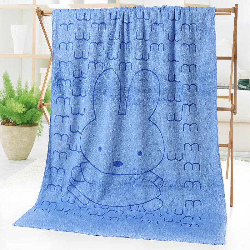 Telo Mare Happy-Print in Microfibra