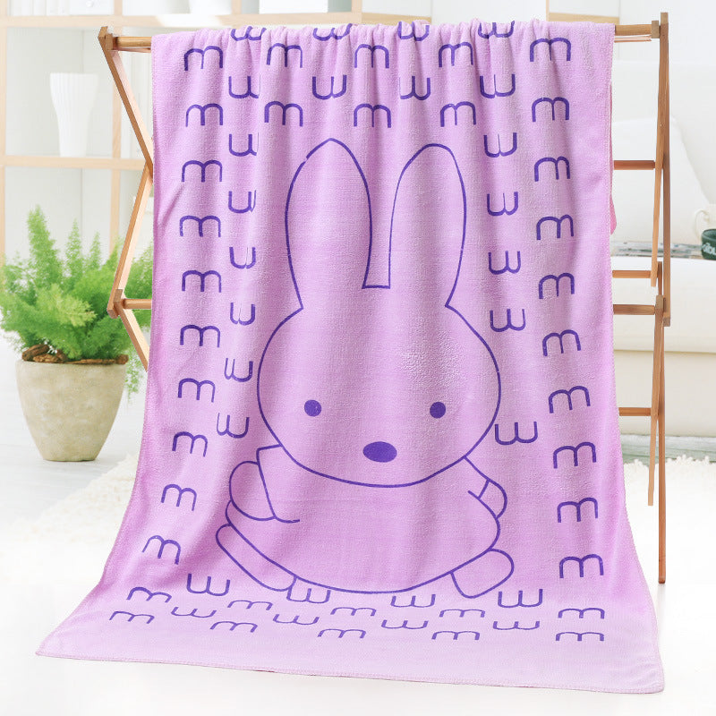 Telo Mare Happy-Print in Microfibra