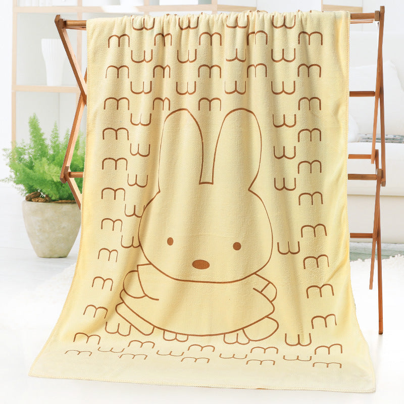 Telo Mare Happy-Print in Microfibra