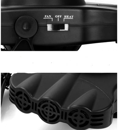 Fast-Defrost - Termoventilatore 12V Aria Calda/Fredda