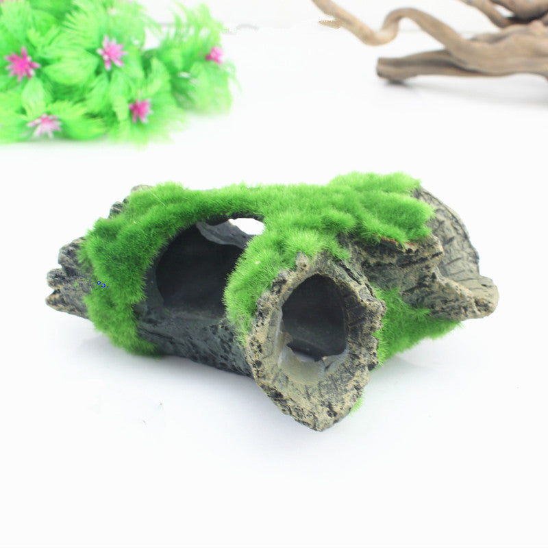 MossyLog - Tronco Cavo con Muschio Naturale