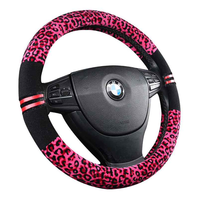 Wild-Touch - Coprivolante in Peluche Leopardato