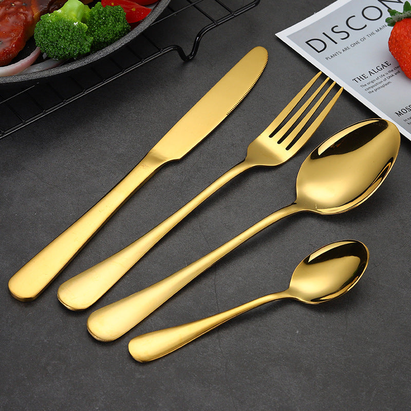 Nile Royal Gold - Set Posate 24 Pezzi con Valigetta Luxury