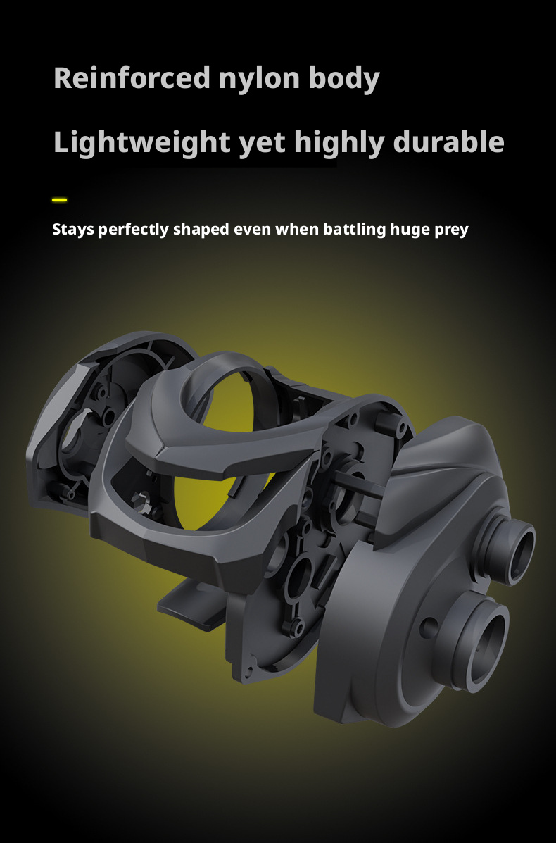 BILLINGS GD200 – Mulinello Casting Ultra-Long Distance – Elettroplaccato Oro, 7.2:1