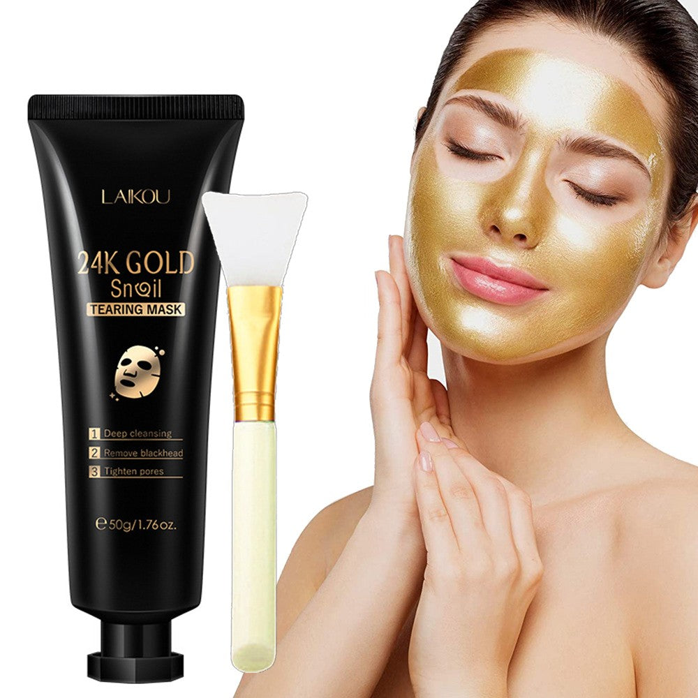 Maschera Oro e con Bava di Lumaca