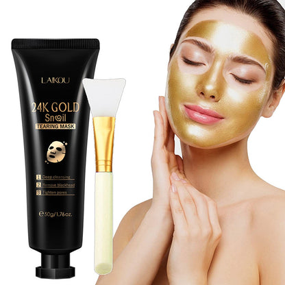 Maschera Oro e con Bava di Lumaca